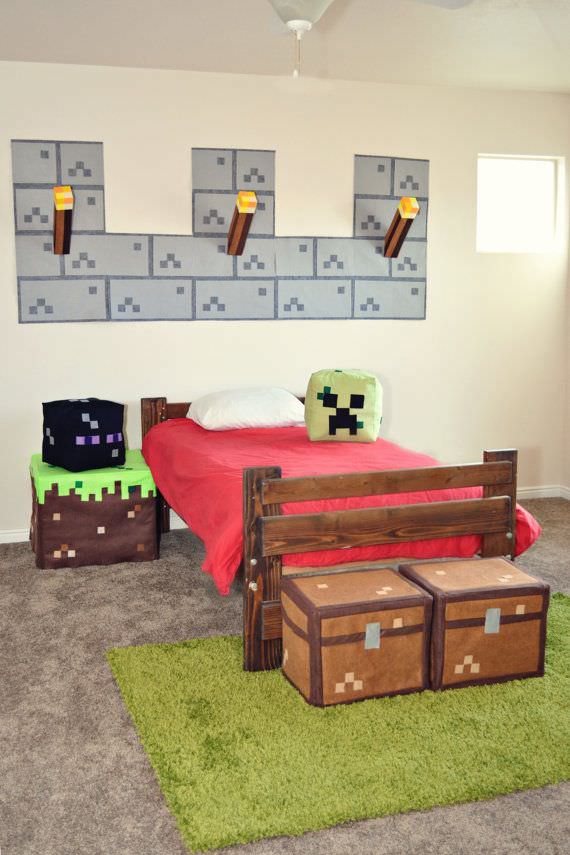 10 Minecraft Boys Bedroom Ideas Most of the Amazing as well as Beautiful Boys minecraft