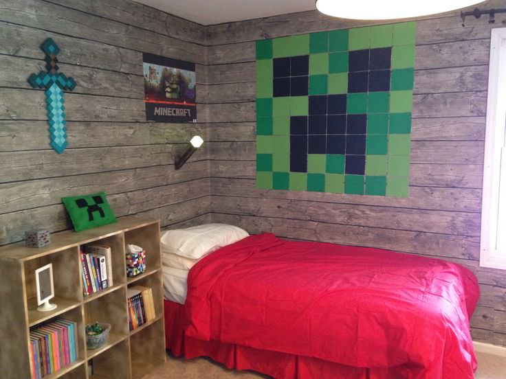 20 Minecraft Bedroom Designs Decorating Ideas Design Trends