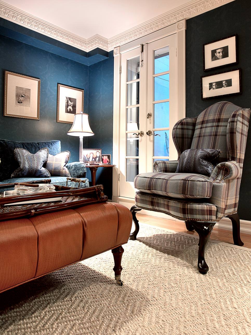 Blue And Brown Living Room Designs Decorating Ideas