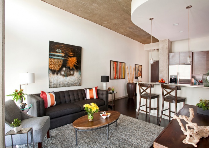 simple apartment living room idea