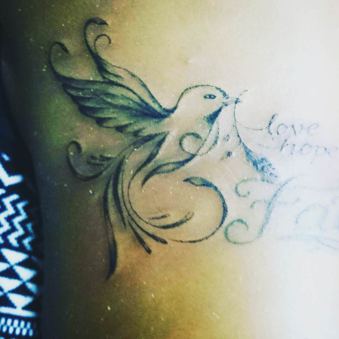dove with olive branch tattoo12