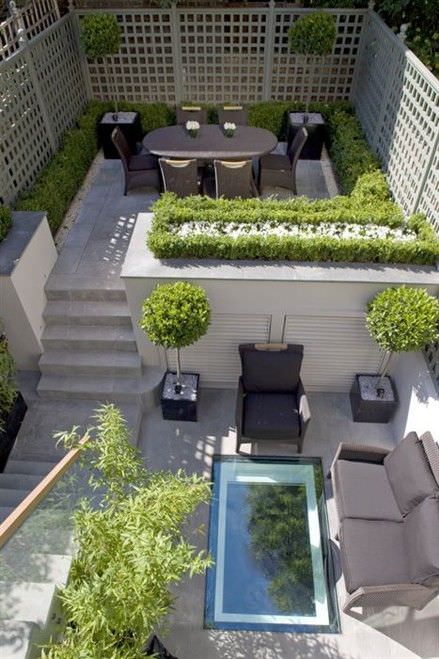 courty contemporary patio design
