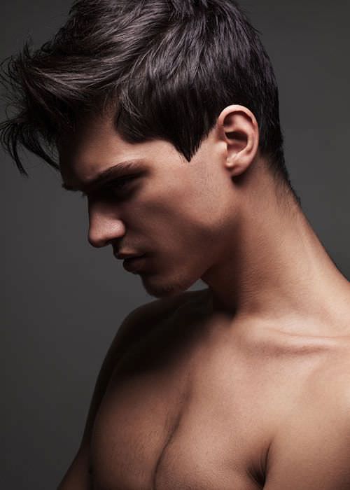 short hair design for men as hector