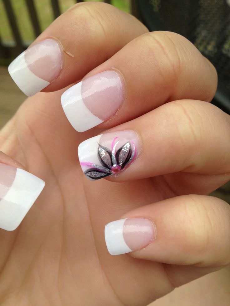 32+ Flower Toe Nail Designs | Nail Designs | Design Trends - Premium