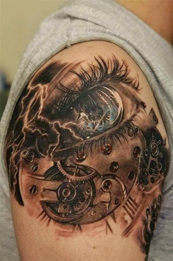 lightning tattoo design on right hand