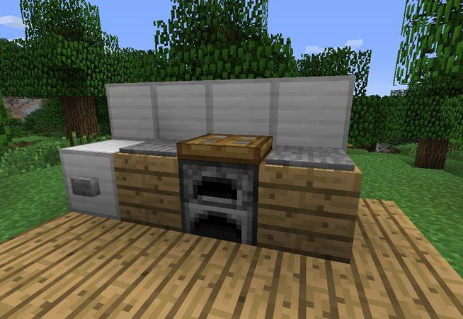 furniture minecraft kitchen design