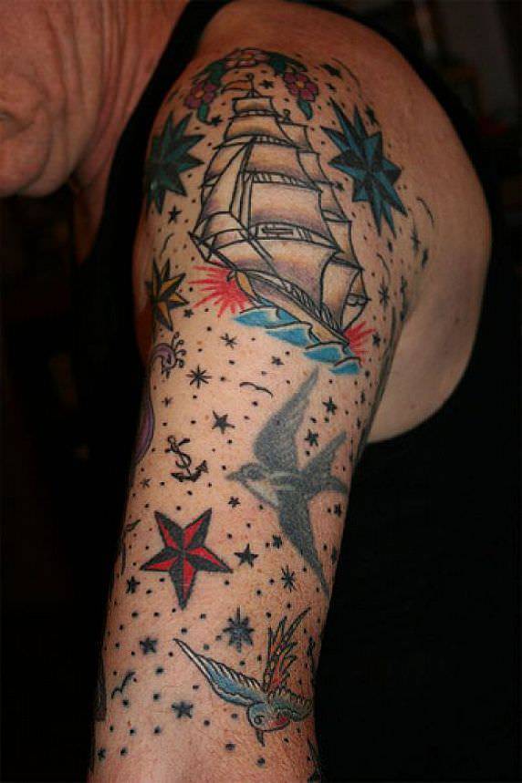 34+ Star Tattoos Designs | Tattoos Designs | Design Trends