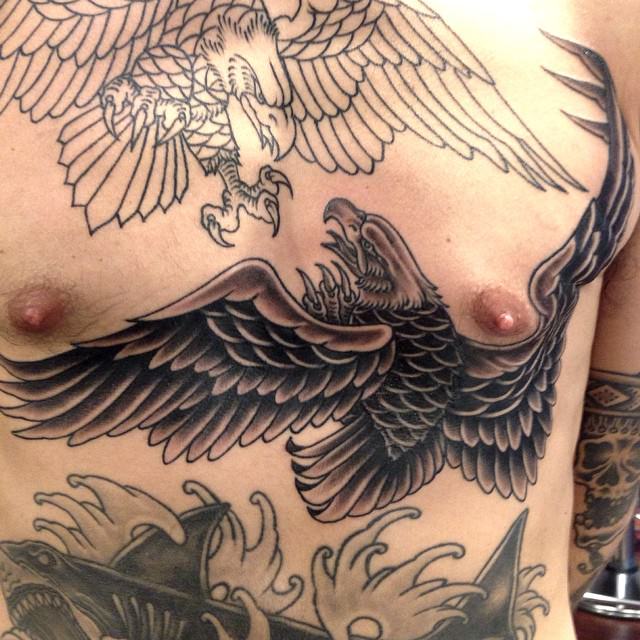 full eagle tattoo design