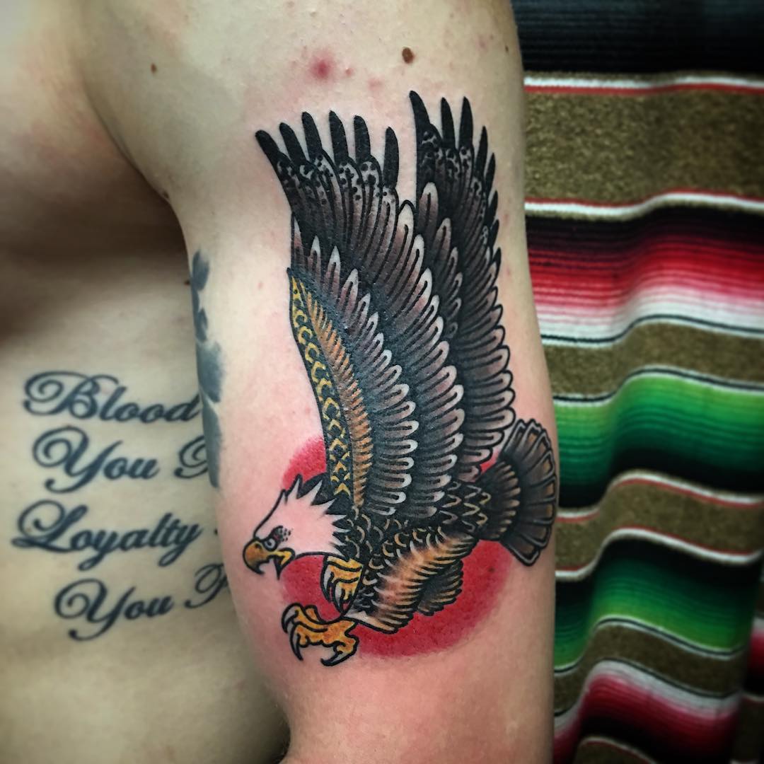 angry bird tattoo