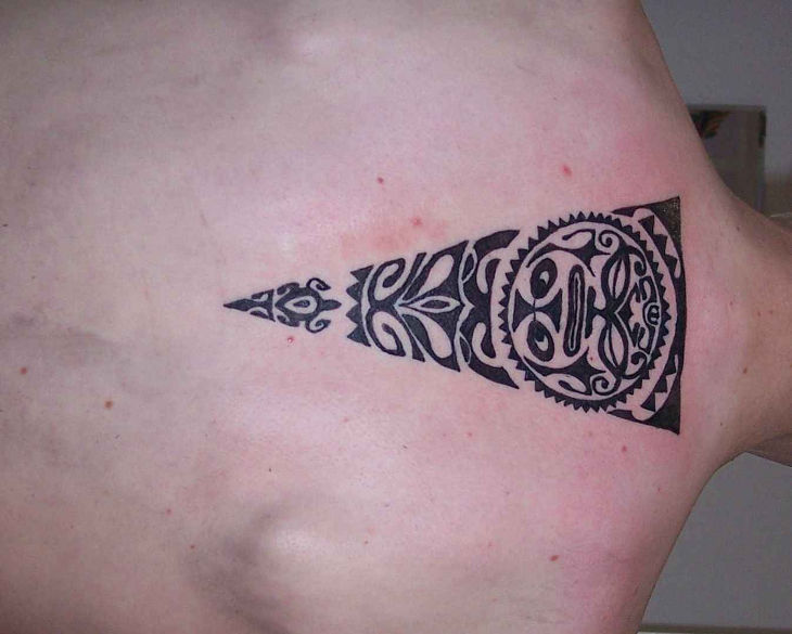 polynesian triangle tattoo 