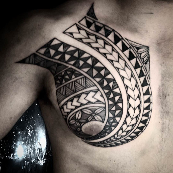 modern polynesian tattoo