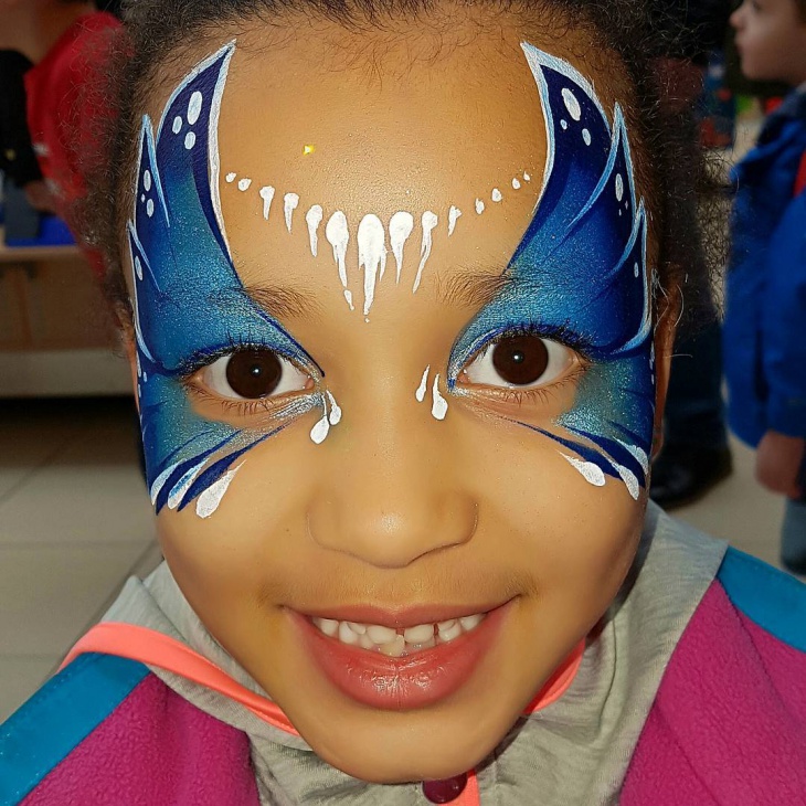 butterfly face paint makeoevr