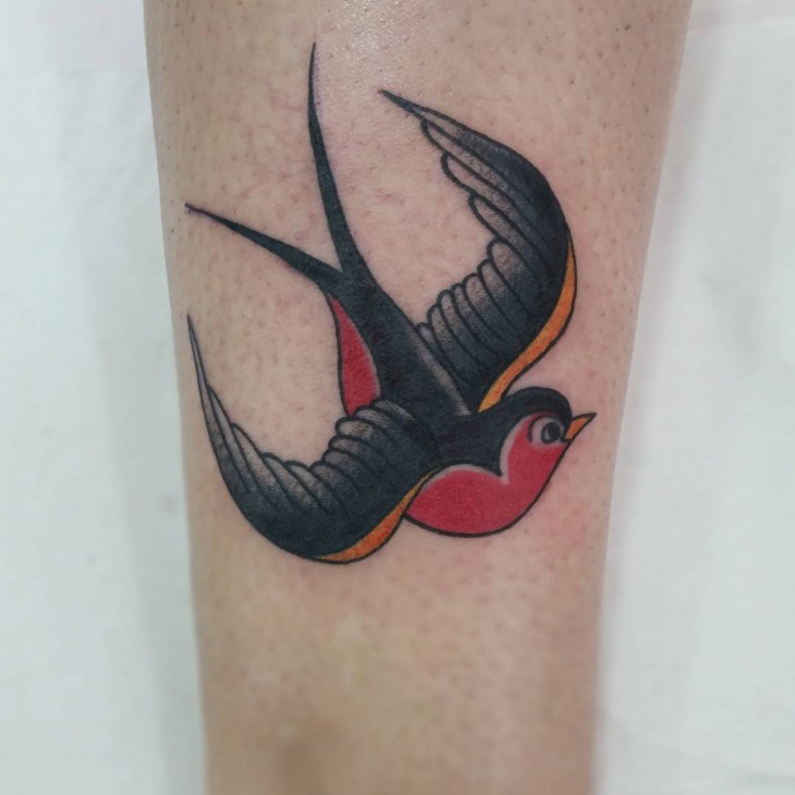 american bird tattoo design