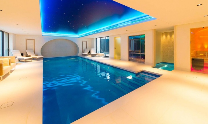 modern indoor swimming pool