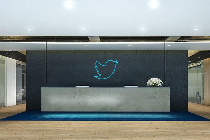 twitter reception office