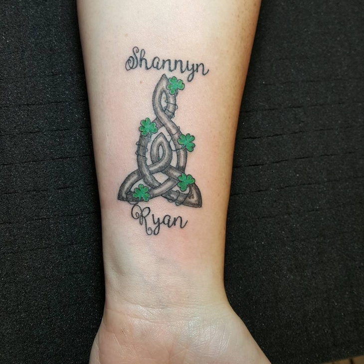 celtic knot irish tattoo design