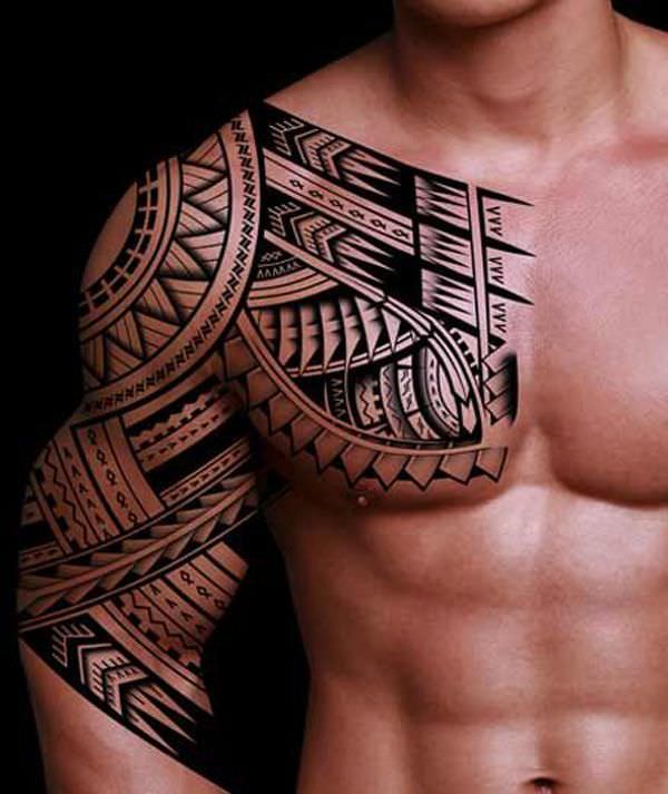 stylish tribal tattoo design