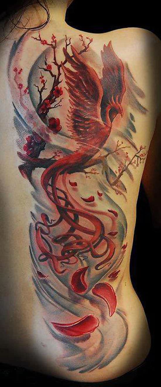 beautiful phoenix dragon tattoo designs