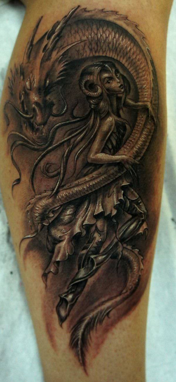 dragon tattoo designs for ladies