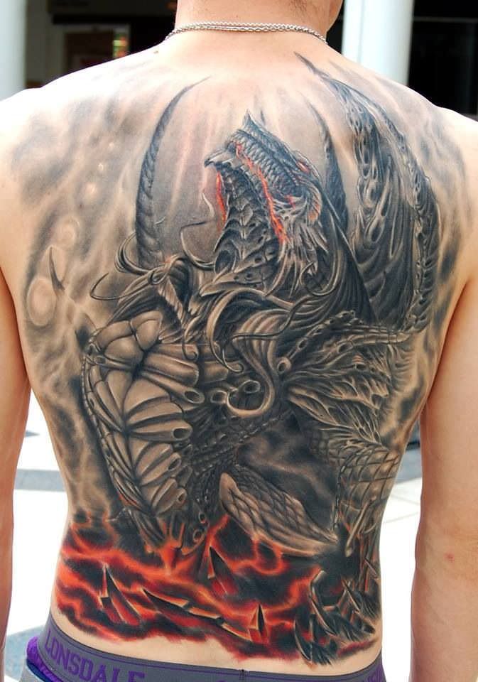 dragon tattoo design for men