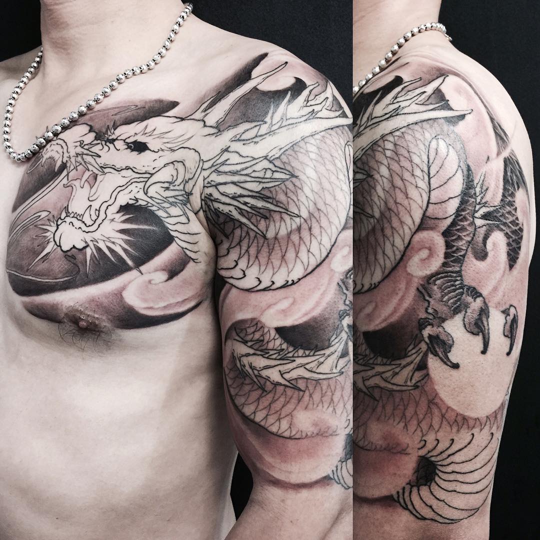 danny dragon tattoo design