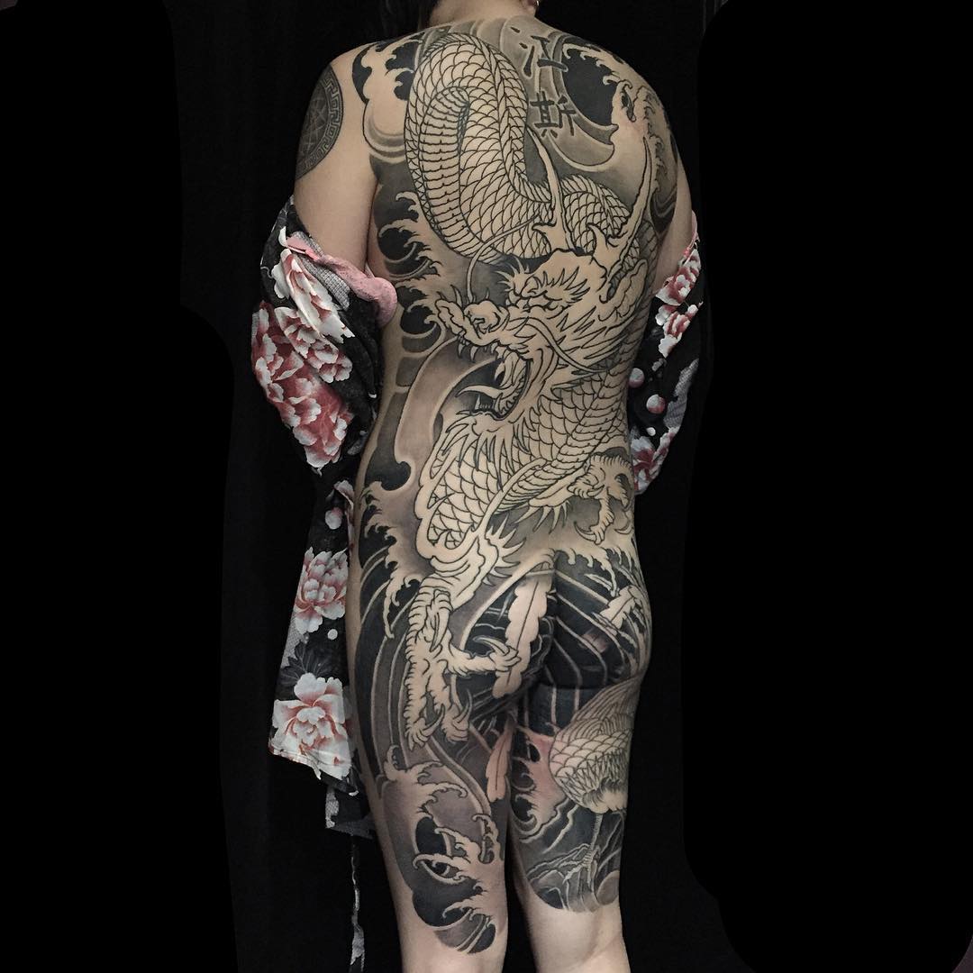 levioner dragon tattoo design