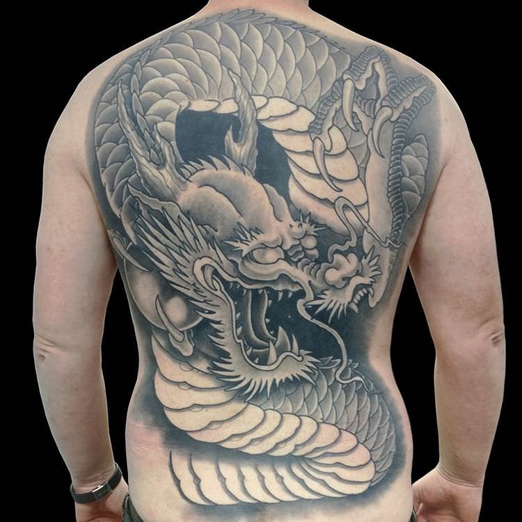 renk dragon tattoo design
