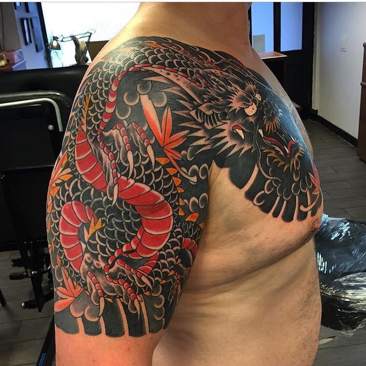 real dragon tattoo design