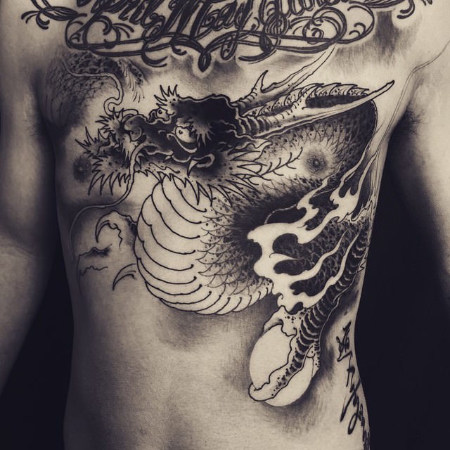 cut dragon tattoo designs