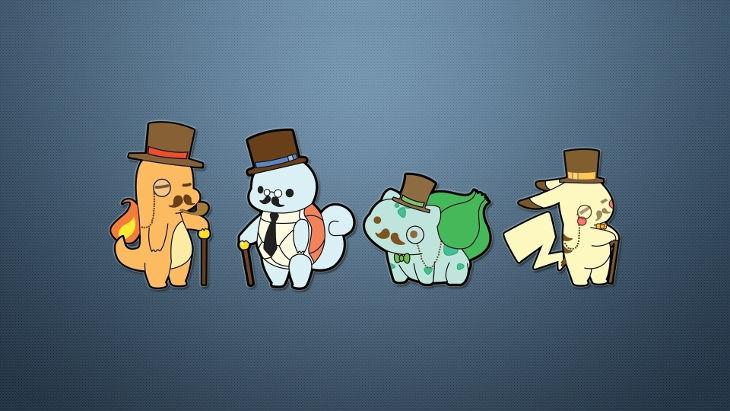 cute pokemon vector illustration image