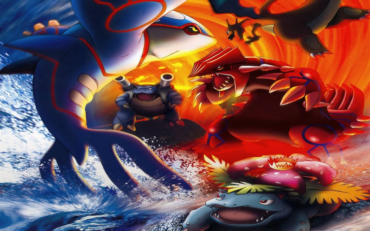 legendary pokemon battle wallpaper