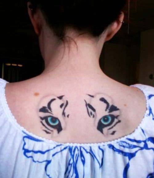 tiger eye tattoo design