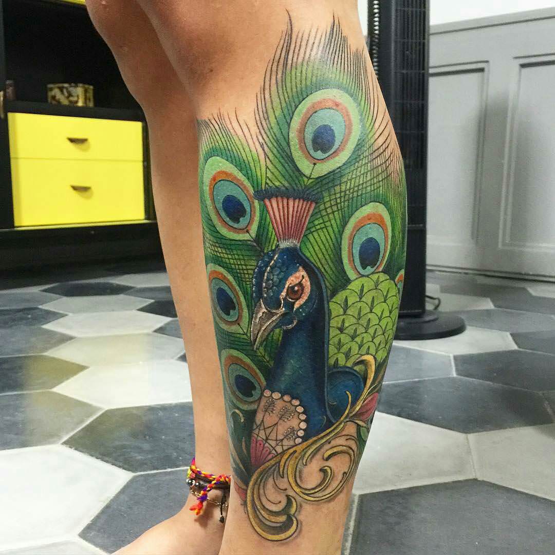 peacock tattoo designs8
