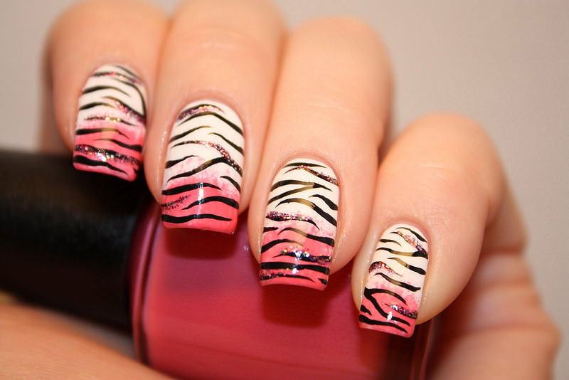best zebra nail design