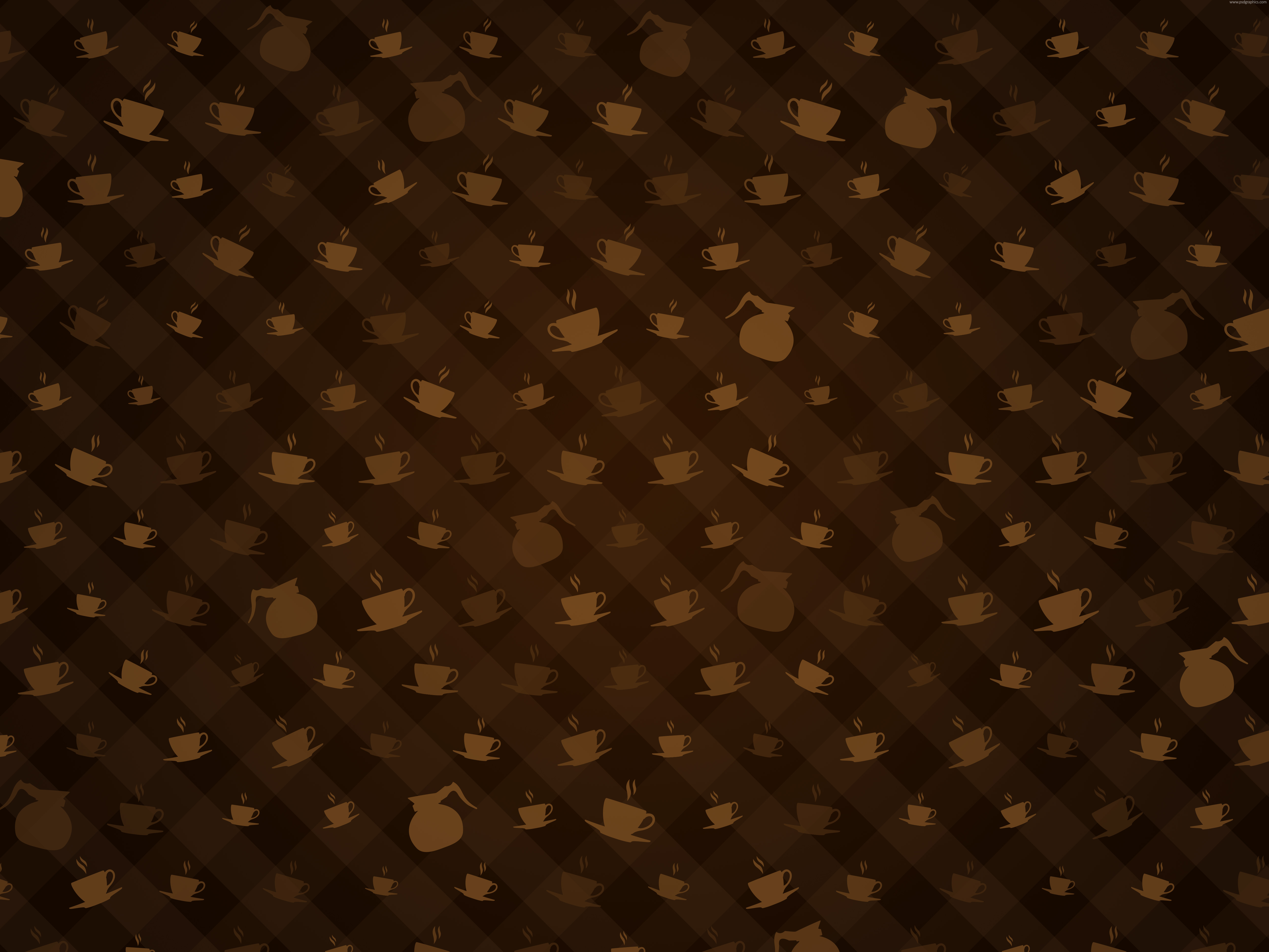 brown coffee pattern background