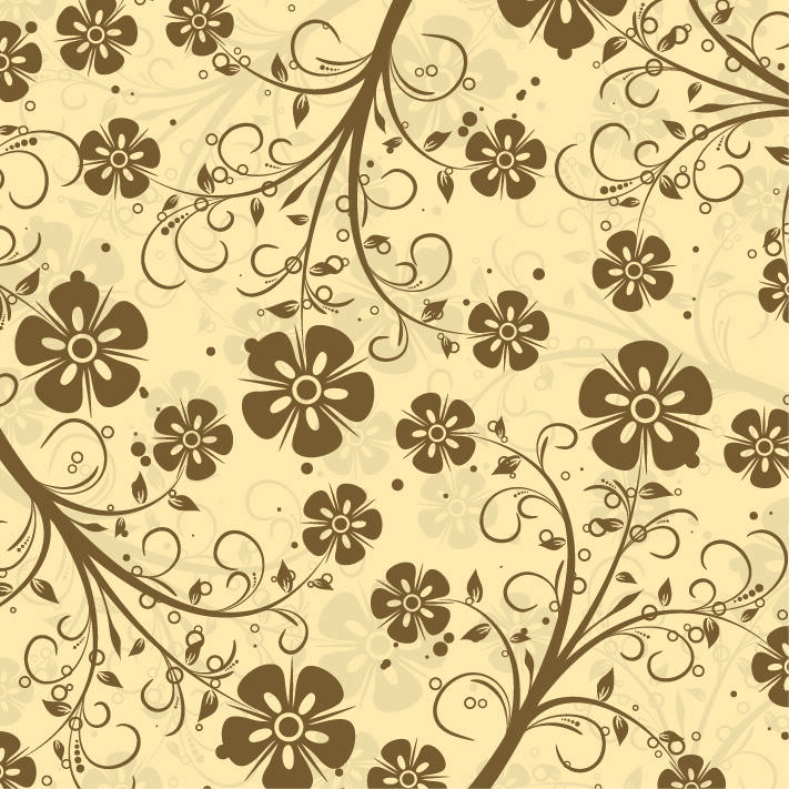 brown flowers background