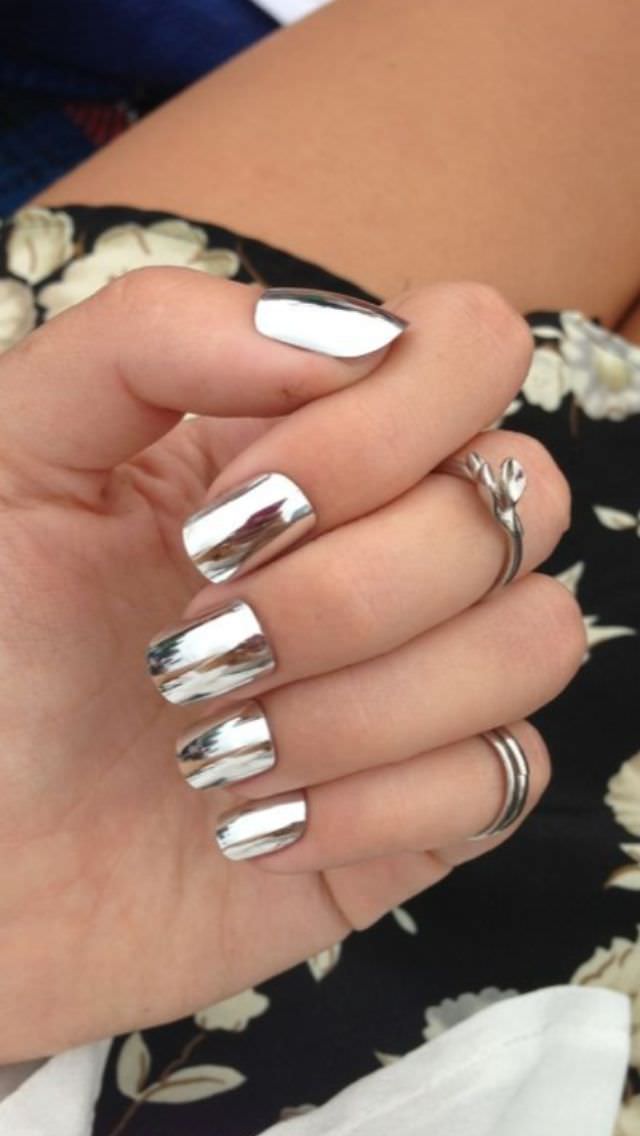 silver nail designs12