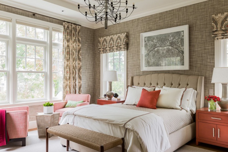 classy brown bedroom design