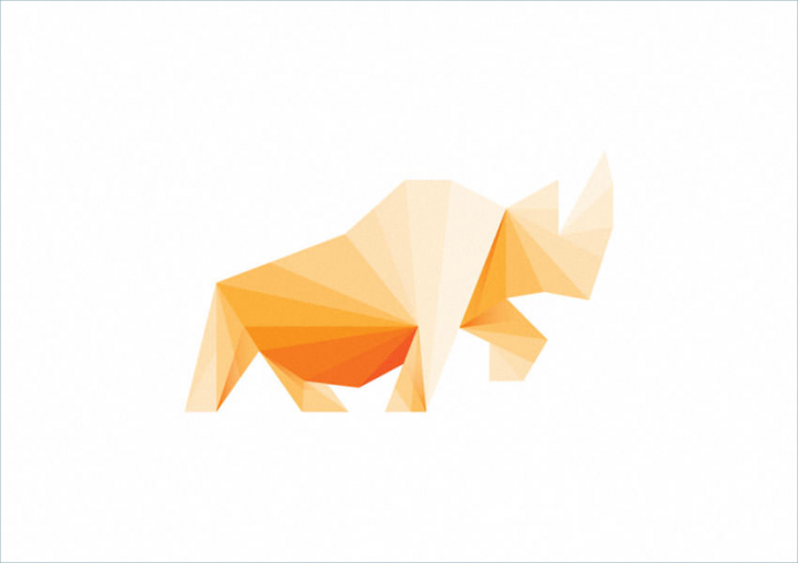 rhino logo for construction company