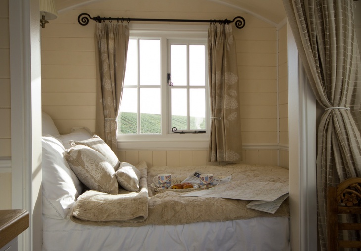farm house bedroom curtain design
