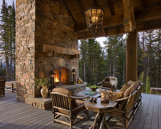 34+ Rustic Deck Designs | Home Designs | Design Trends