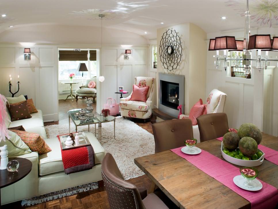 Romantic And Feminine Candice Olson Living Room 