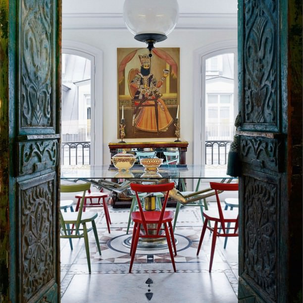 gorgeous dining room wallpaper design