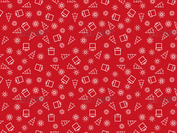 christmas seamless red pattern