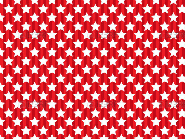 seamless red pattern with stars