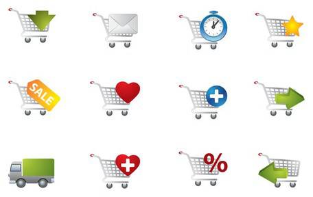 shopping cart icons5