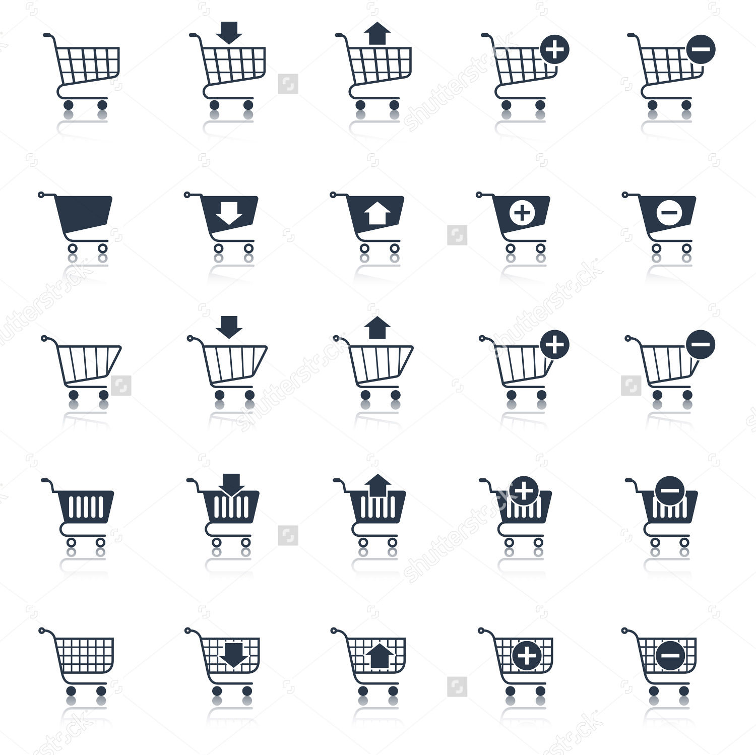 shopping cart icons15