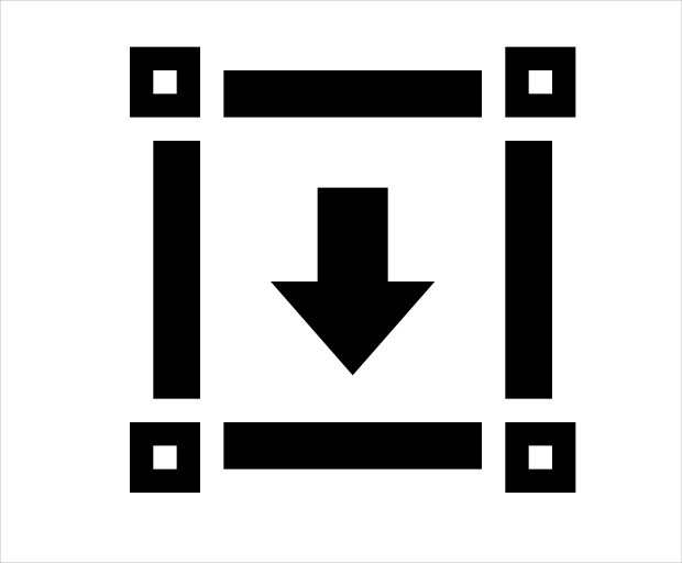 vector download icon
