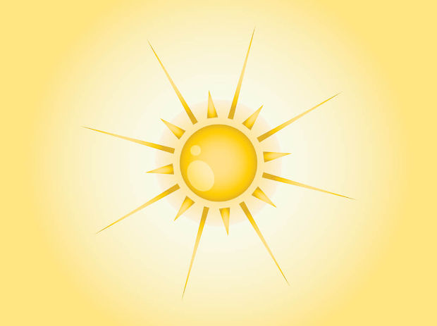 summer sun vector