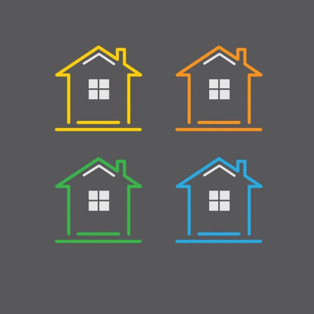 houses logo vector